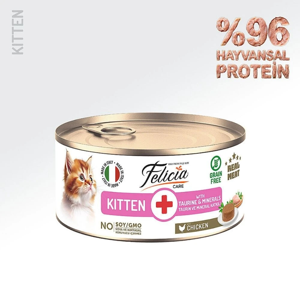 Felicia Tavuklu Püre Yavru Kedi Konserve Maması 85gr
