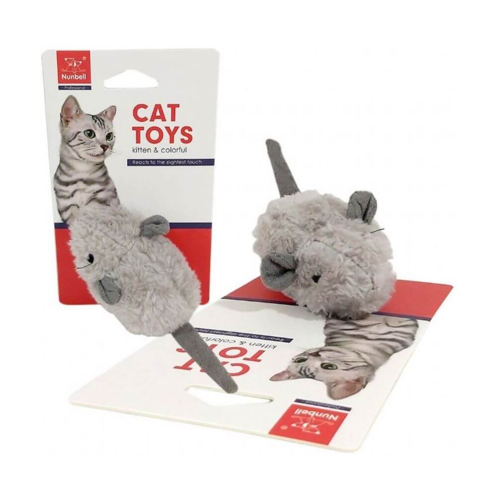 Nunbell Kedi Oyuncağı Tüylü Fare