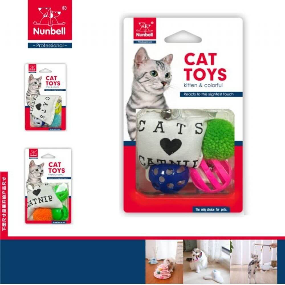 Nunbell Kedi Oyuncağı 4 Parça (520-6070)