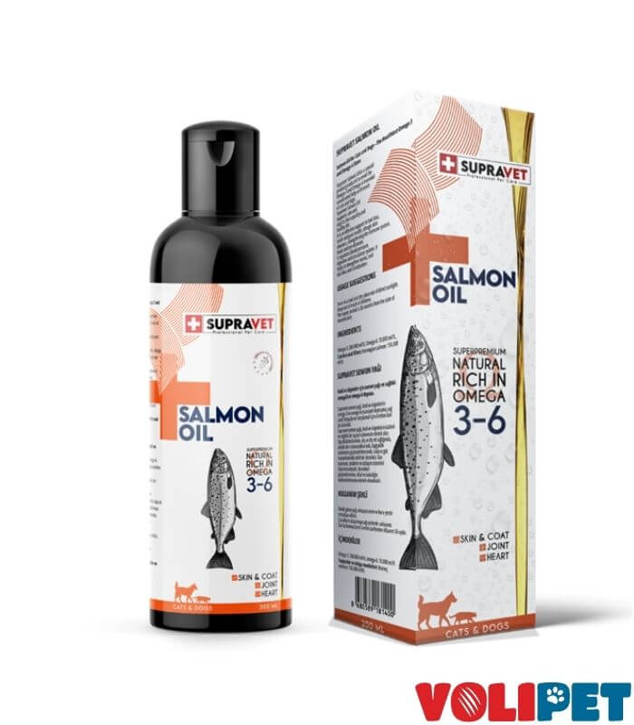 Supravet Salmon Oil Kedi ve Köpek Doğal Norveç Somon Yağı 200 ML