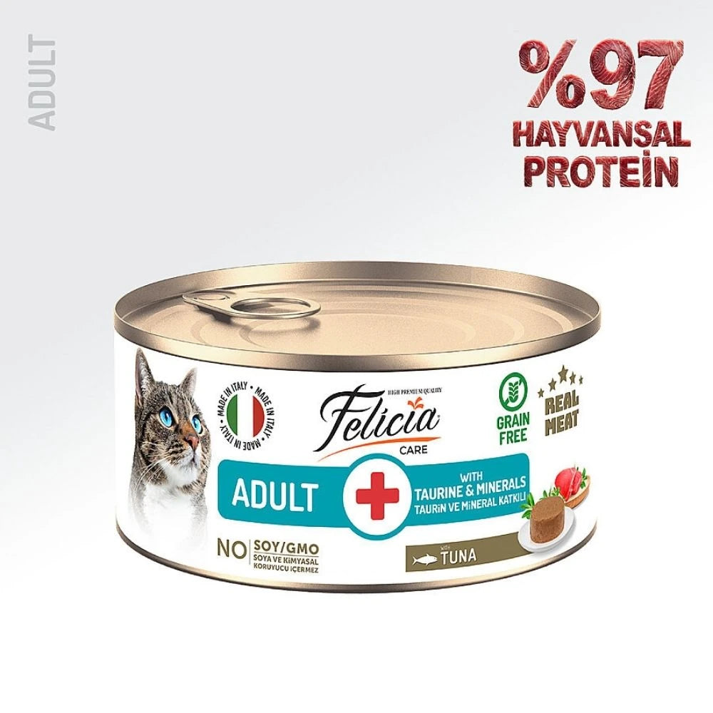 Felicia Ton Balıklı Ezme Yetişkin Kedi Konserve Maması 85gr