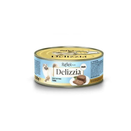 Reflex Plus Delizzia Kıyılmış Ton Balıklı Yetişkin Kedi Konservesi 85gr