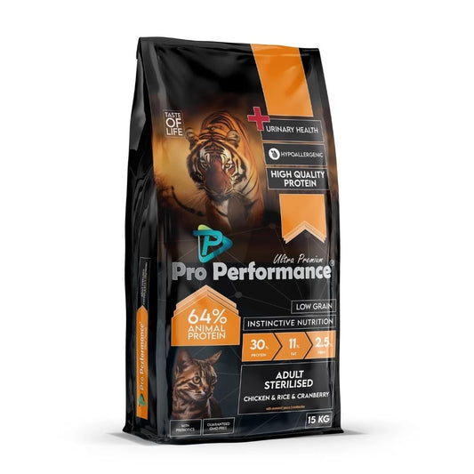 Pro Performance Tavuklu ve Pirinçli Kısırlaştırılmış Kedi Maması 2kg