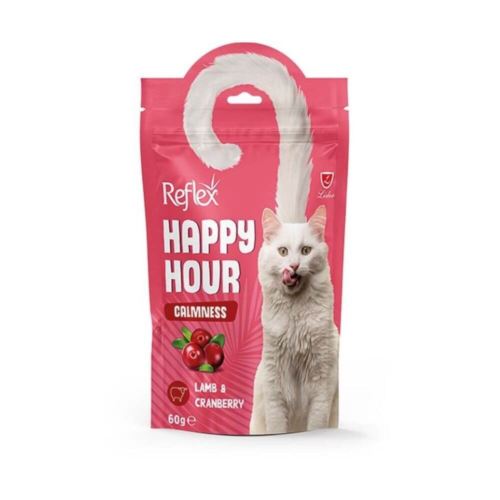 Reflex Happy Hour Sakinleşmeyi Destekleyici Kedi Ödül Maması 60gr