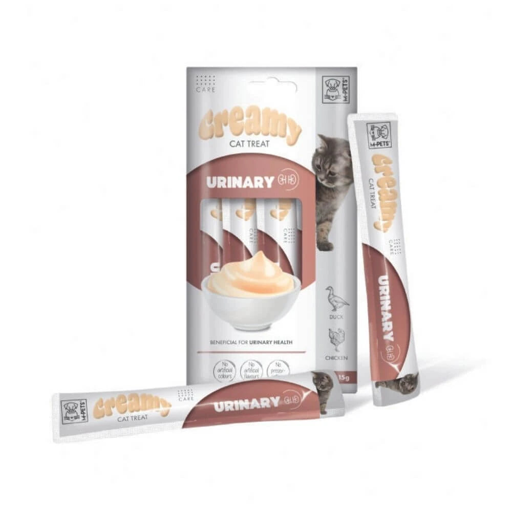 M-PETS Üriner Sistem Desteği Fonksiyonel Creamy Kedi Ödülü 4X15gr