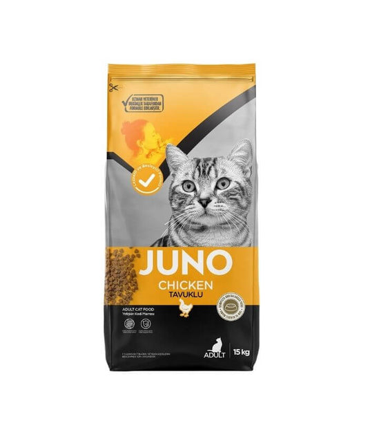 JUNO Tavuklu Yetişkin Kedi Maması 15kg
