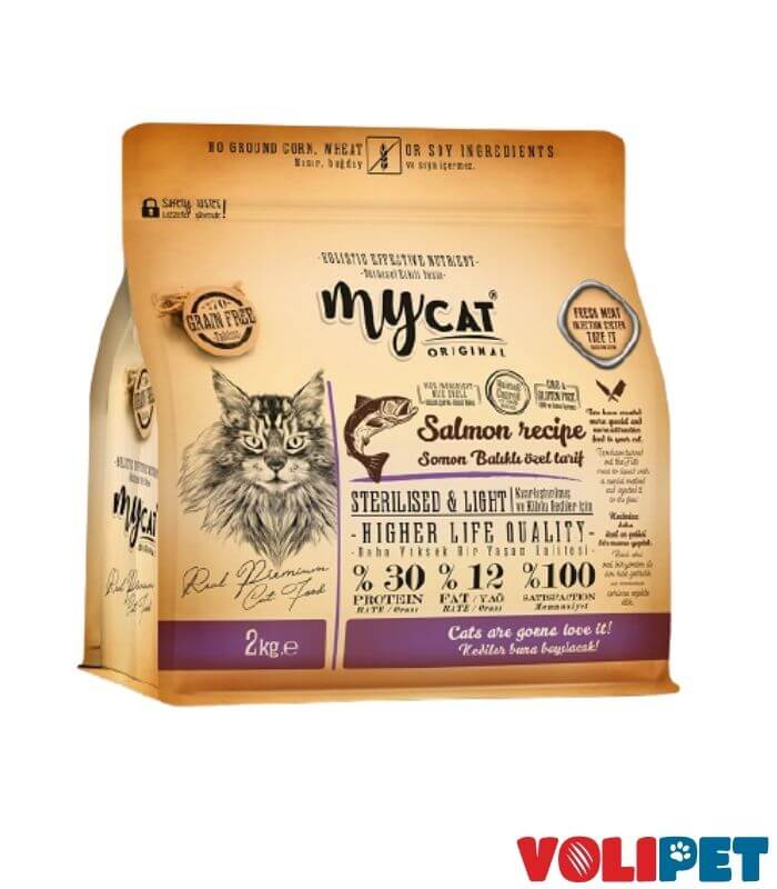 Mycat Somonlu Kısırlaştırılmış Kedi Maması 2 kg