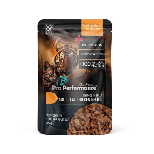 Pro Performance Tavuklu Parça Etli Pouch Yetişkin Kedi Konservesi 85gr