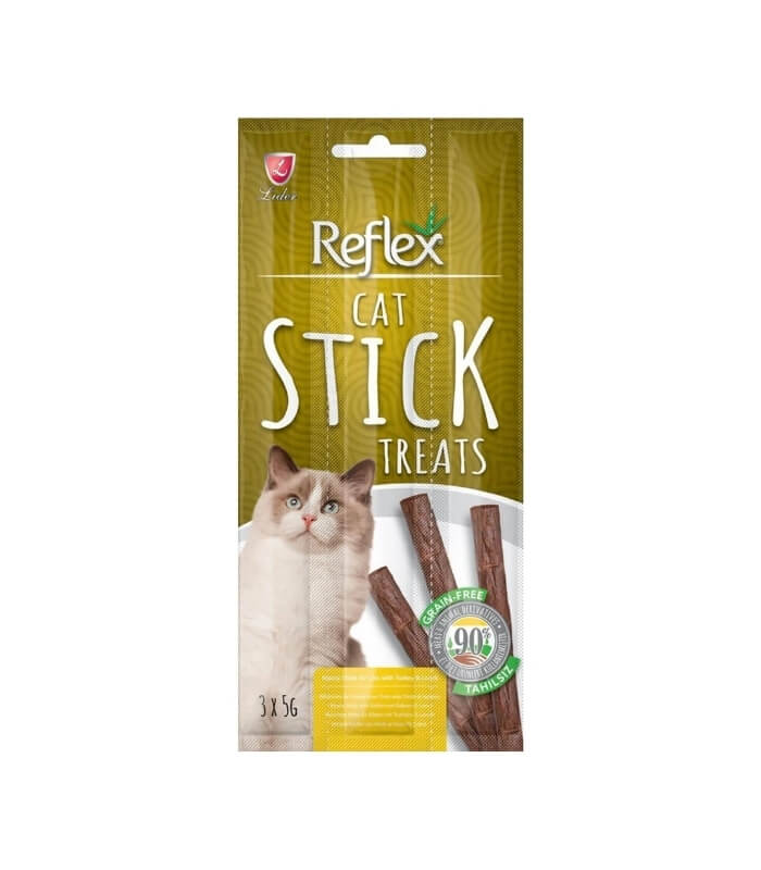 Reflex Hindili Kuzulu Kedi Ödül Çubuğu 3x5gr