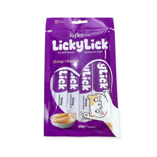 Reflex Plus Lickylick Karidesli Kedi Sıvı Ödül Maması 15 g (4 Adet)