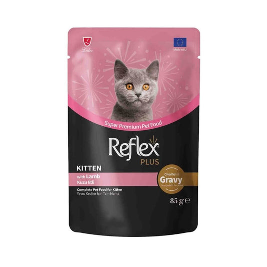 Reflex Plus Sos İçinde Parça Kuzu Etli Yavru Kedi Konservesi 85gr