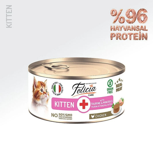 Felicia Tavuklu Püre Yavru Kedi Konserve Maması 85gr