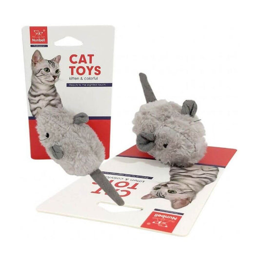 Nunbell Kedi Oyuncağı Tüylü Fare