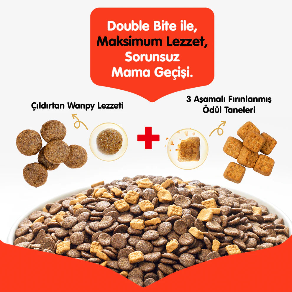 Wanpy Somon ve Ton Balıklı Tahılsız Kısırlaştırılmış Kedi Maması 1,5kg